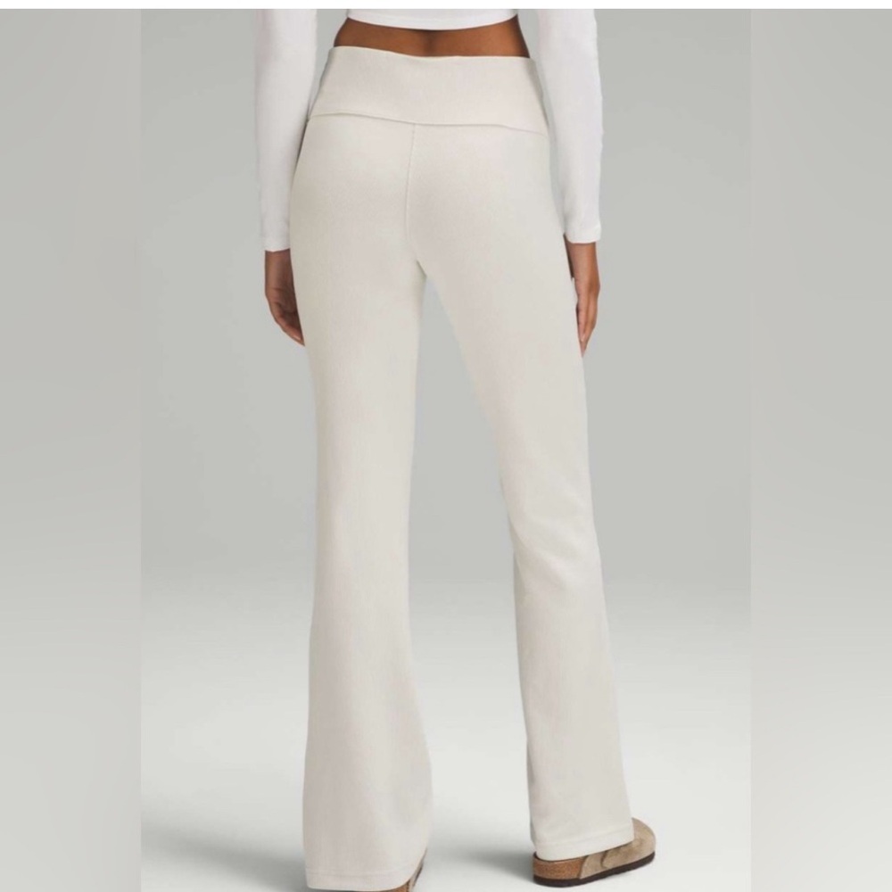 lululemon athletica Cream Flare Pants